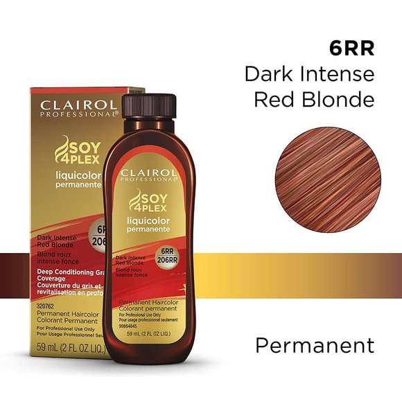 Clairol Professional Dark Intense Red Blonde Soy4Plex Liquicolor Permanent Color - Picture 1 of 4